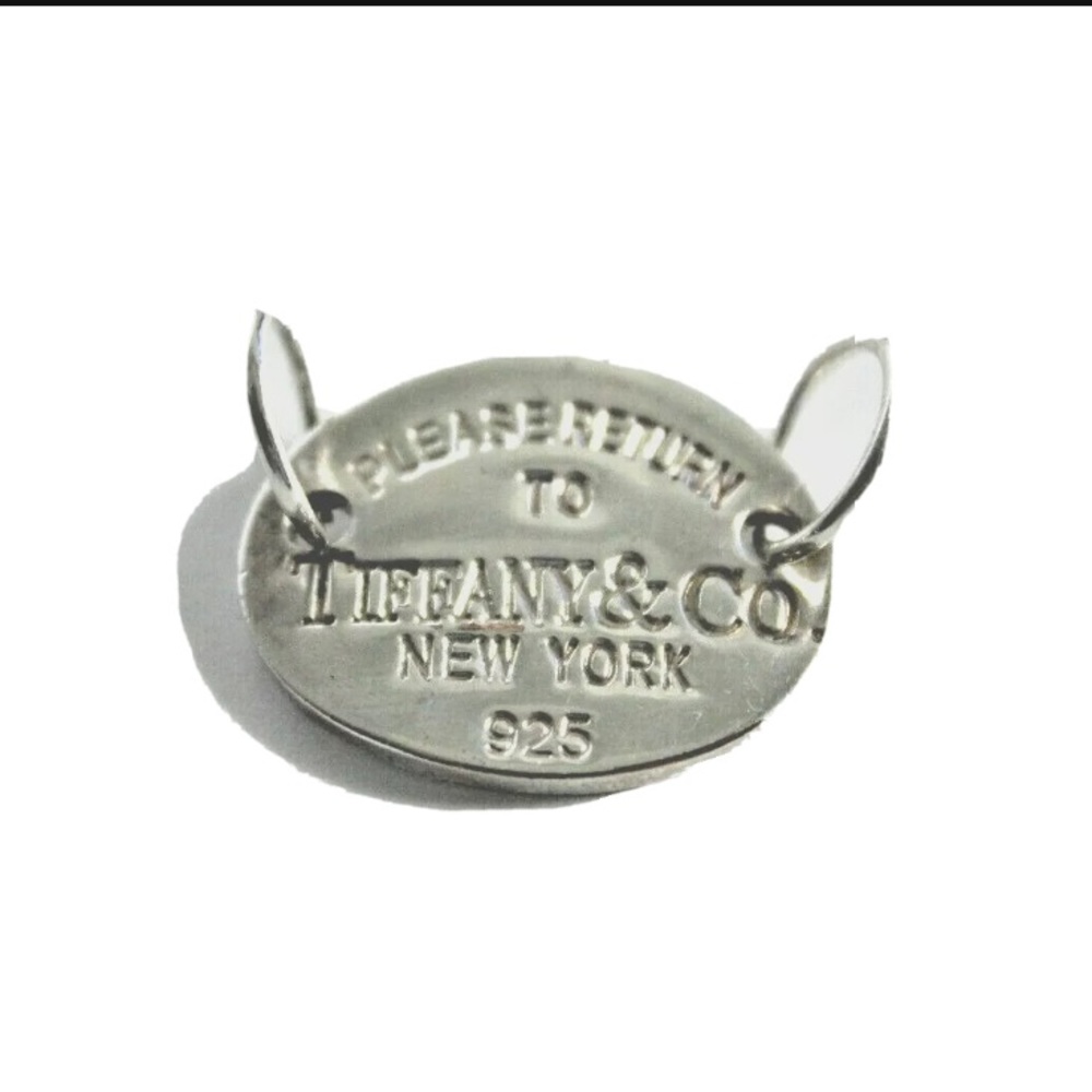 Tiffany & Company badge for bracelet or chain .925 *nice*